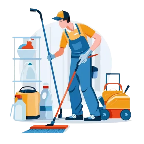 Bond cleaners in Sydney at work
